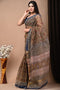 Designer Hand Block Print Kota Doria Saree (KDS19)